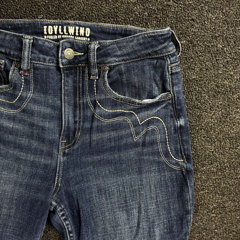 Idyllwind Flared Jeans Womens Festival Boho Flare Blue Denim Western SZ 8Wx32L - Picture 11 of 13